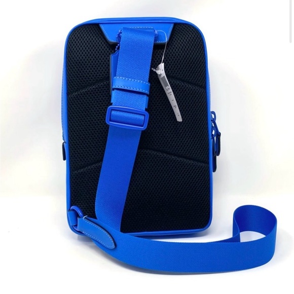 Coach Track Pack Signature Backpack in Royal Blue - Picture 3 of 5